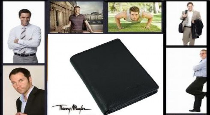 Luxusná pravá kožená pánska peňaženka značky Thier