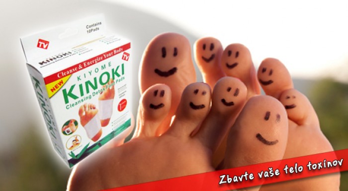 Detoxikačné náplaste KINOKI. Očista pre vaše telo.