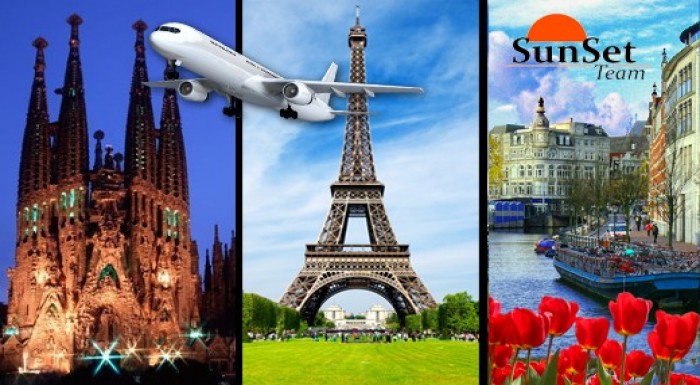 Letecký zájazd do Barcelony, Paríža či Amsterdamu