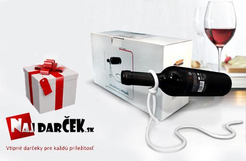 Unikátny stojan na víno - originálny darček! Laso 