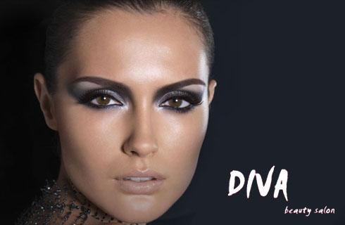 Profesionálne večerné líčenie dekoratívnou kozmeti