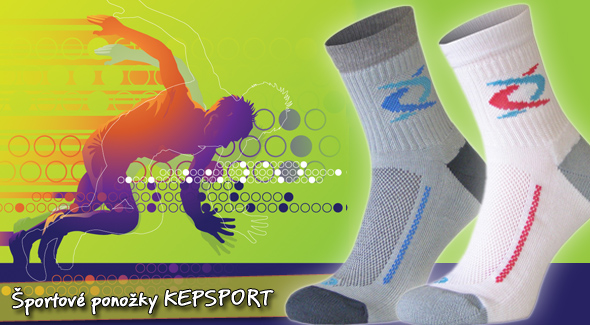 KEPSPORT - kvalitné a pohodlné ponožky na šport i bežné nosenie.
