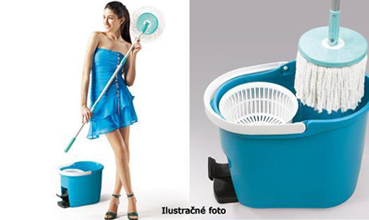 Rotačný mop Spin – Dry s 3 mopovými hlavicami len 