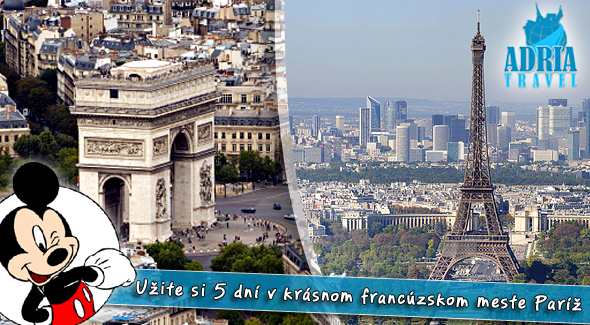 Romantický zájazd - Paríž na 5 dní s CK Adria Travel.