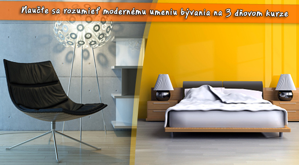 Zavítajte do sveta umenia a bytového dizajnu. Kurz dizajnu za akciovú cenu.