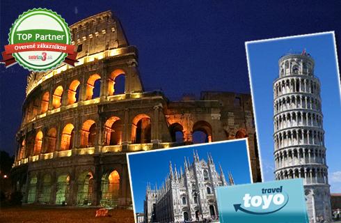 NOVÝ TERMÍN: 5-dňový poznávací zájazd Talianskom p