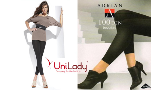 Dlhé legíny 100 DEN na bežné nosenie z príjemného 