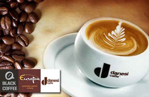 Espresso kvalitnej talianskej značky Danesi v nove