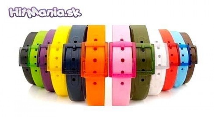 Novinka na SR trhu - silikónový aróma opasok- len 