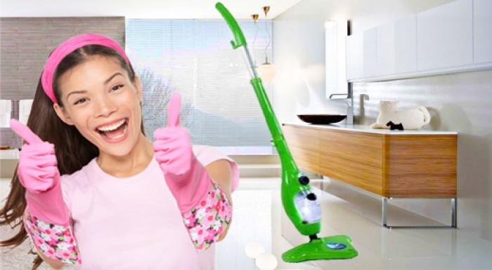 Praktický PARNÝ MOP 5v1-čistí bez chemikálií