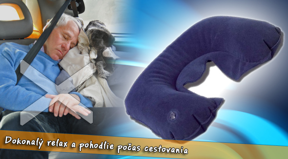 Travel Pillow - cestovný vankúš, spoločník na dlhé cesty.