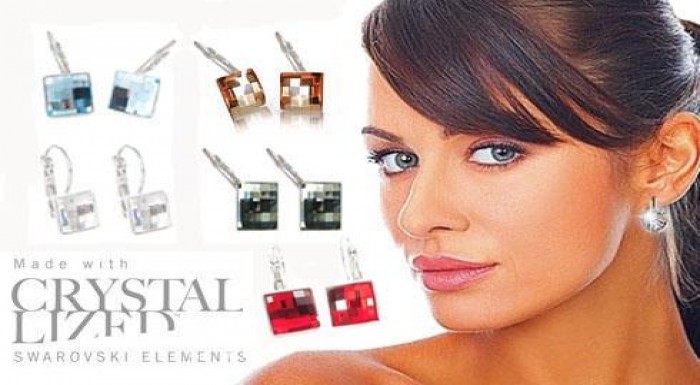 Elegantné ligotavé náušnice Swarovski teraz len za