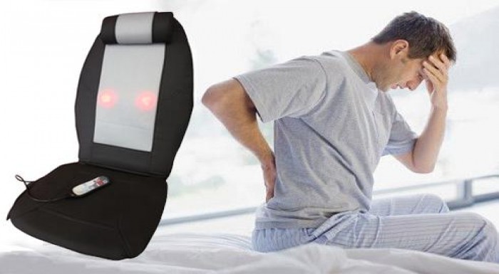 Masážna rolovacia sedačka Shiatsu s INFRA vyhrieva
