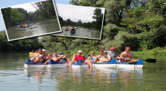 1-dňový splav na kánoe z Bratislavy do Tomášova, s