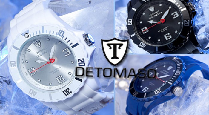 Skvelé športové Detomaso hodinky XL