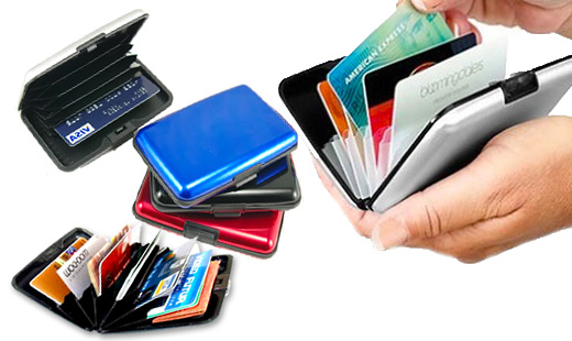 Praktické hliníkové púzdro na doklady len za 3,60 