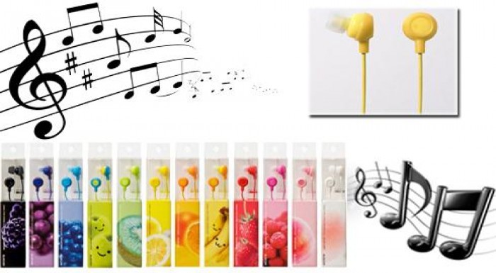 Skvelý a lacný nápad na darček! Ovocné slúchatka d