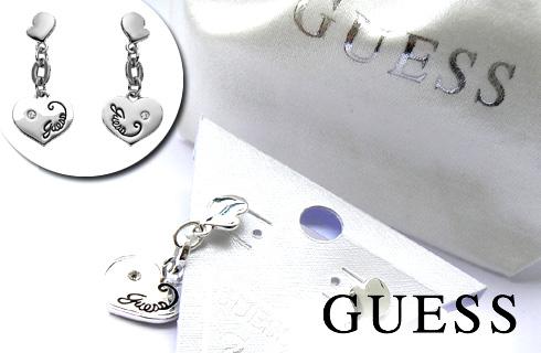 Štýlové a originálne náušnice GUESS so stojančekom