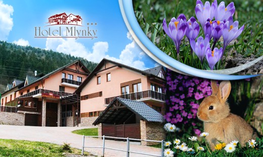 Slovenský raj počas Veľkej noci v hoteli Mlynky***