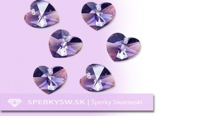 Prívesok v tvare srdca Swarovski Elements len za 6