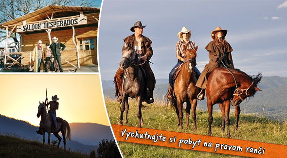 Ranch Amadeus - 3 dňový pobyt plný dobrodružstva. Jazda na koňoch, na štvorkolkách, splav na kanoe... 