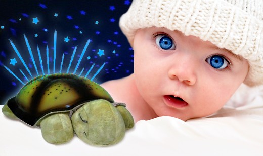 Plyšová korytnačka - milá svietiaca hračka