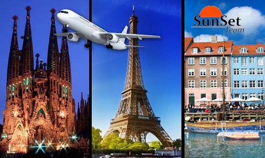 Letecký zájazd do Barcelony, Paríža či Kodane