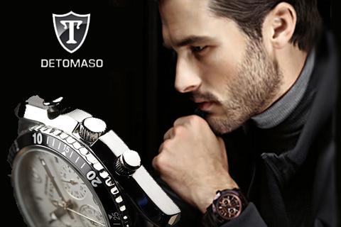 LUXUSNÉ pánske hodinky DETOMASO! Presnosť, štýl a 