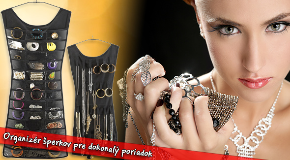 Závesný organizér na šperky 