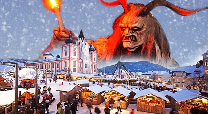 Adventný beh Čertov v Mariazell
