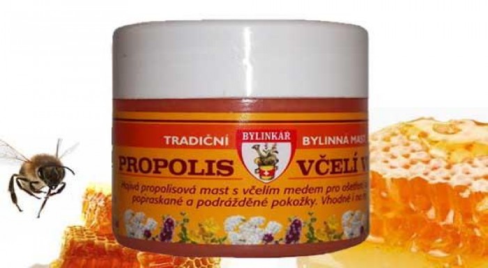 Hojivá propolisová masť s včelím medom so zľavou a