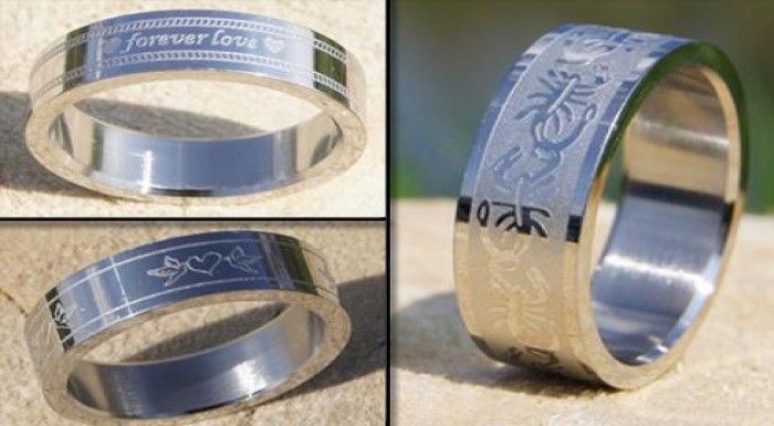 Oceľový prsteň z chirurgickej ocele za neuveriteľn