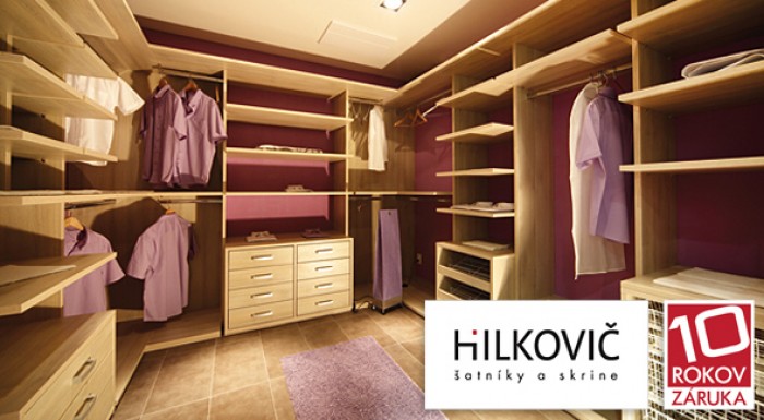 Poukážka na uplatnenie si zľavy na vstavanú skriňu podľa vášho výberu.