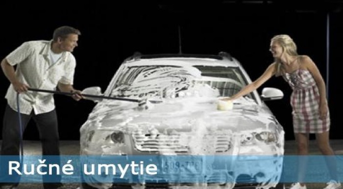 5,25 eur za KOMPLETNÉ RUČNÉ UMYTIE exteriéru šampó
