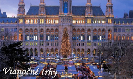 Očarujúce vianočné trhy vo Viedni