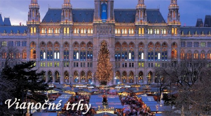 Očarujúce vianočné trhy vo Viedni