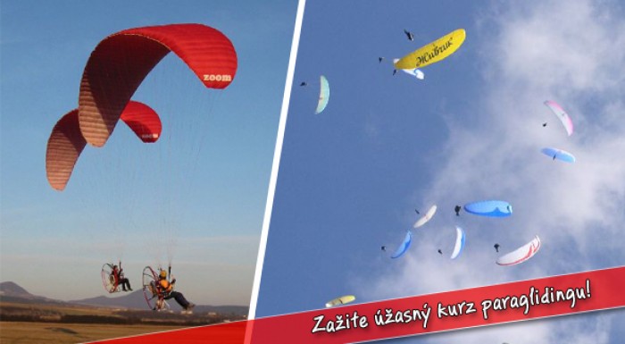 Prežite niečo výnimočné a adrenalínové -  zoznamovací kurz PARAGLIDINGU!
