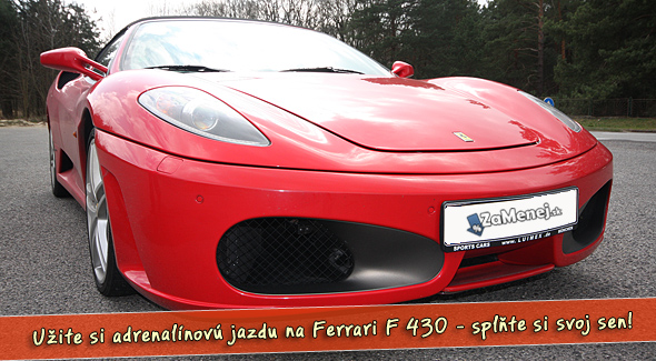 Jazda na Ferrari F 430. Rýchlosť, luxus, adrenalín!