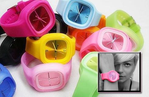 HIT tohto roka! UNISEX silikónové hodinky Jelly (V