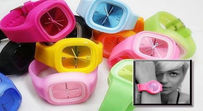 HIT tohto roka! UNISEX silikónové hodinky Jelly (V