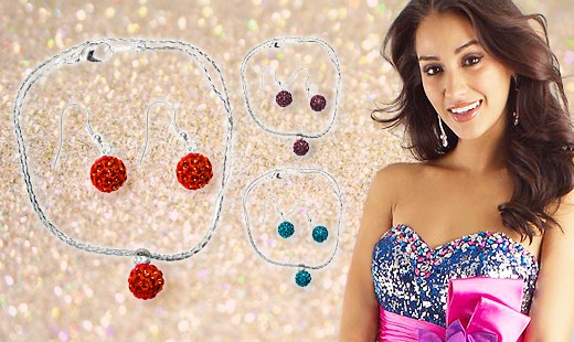 Elegantný a žiarivý dámsky set 