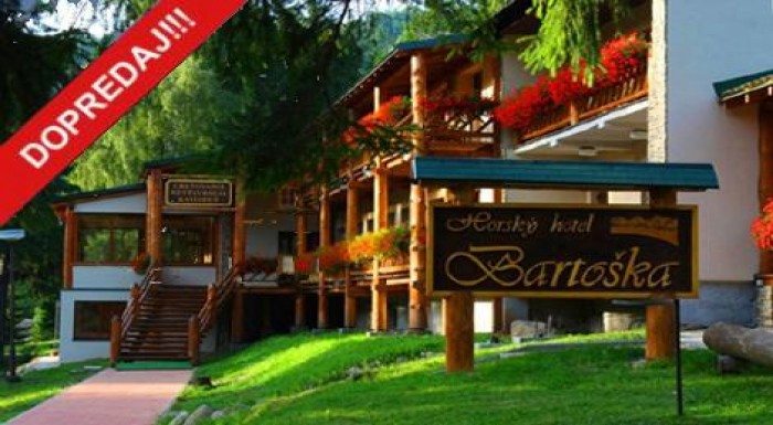 DOPREDAJ! Vychutnajte si relax v hoteli Bartoška v
