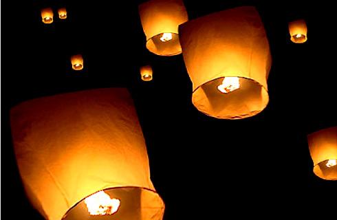 Vypustite svoje novoročné želanie do neba! 15 ks b