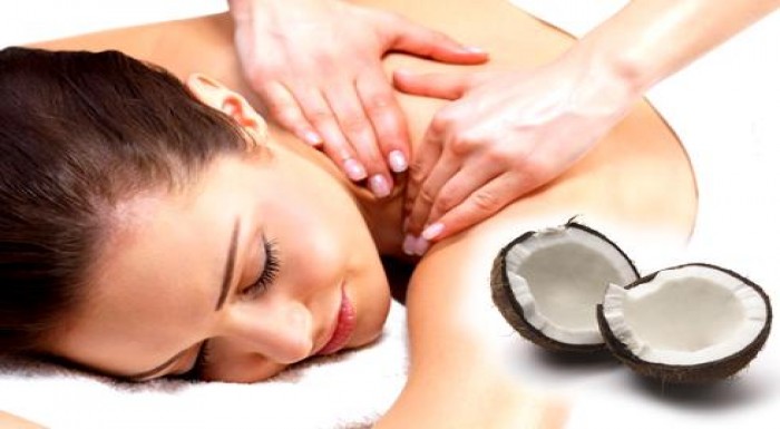 Úžasná 40 minútová kokosová masáž v príjemnom well