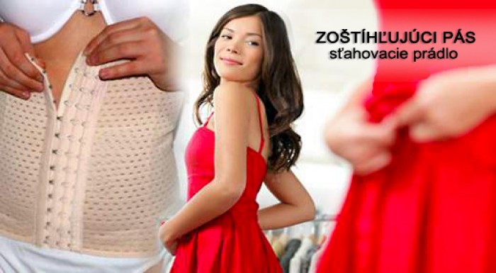 Sťahovací pás či zoštíhľujúci korzet pre štíhlu lí