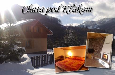 144€/ 3 noci/ celá chata pre max. 9 osôb na parádn