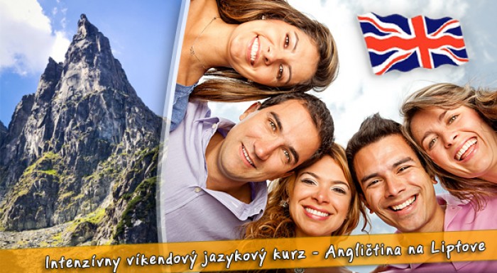 Pobytový intenzívny víkendový kurz angličtiny pre mierne až stredne pokročilých - Penzión pod Kriváňom.