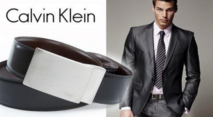 Originálny kožený pánsky opasok Calvin Klein