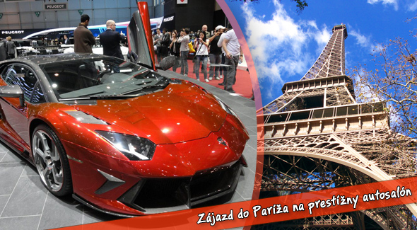 Navštívte svetoznámy autosalón v Paríži!
