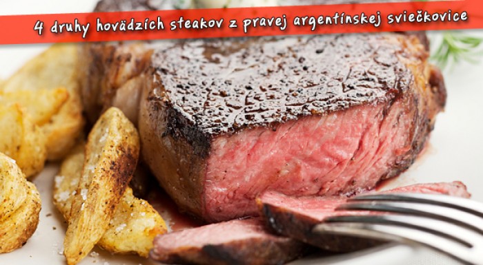4 druhy hovädzích steakov v centre Bratislavy v reštaurácii El Campo za polovicu.